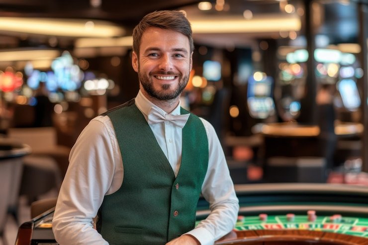 Live Capsa Susun table at olxtoto online with dealer and player positions